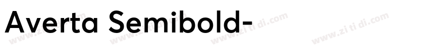 Averta Semibold字体转换 Averta Semibold字体转换